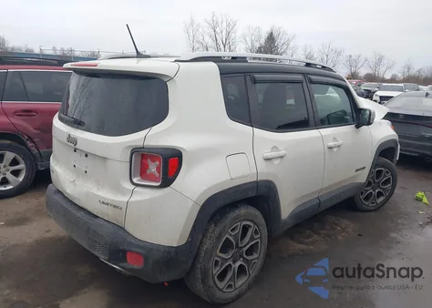 2016 Jeep Renegade Limited из США, поврежденный, VIN ZACCJBDT5GPD23362